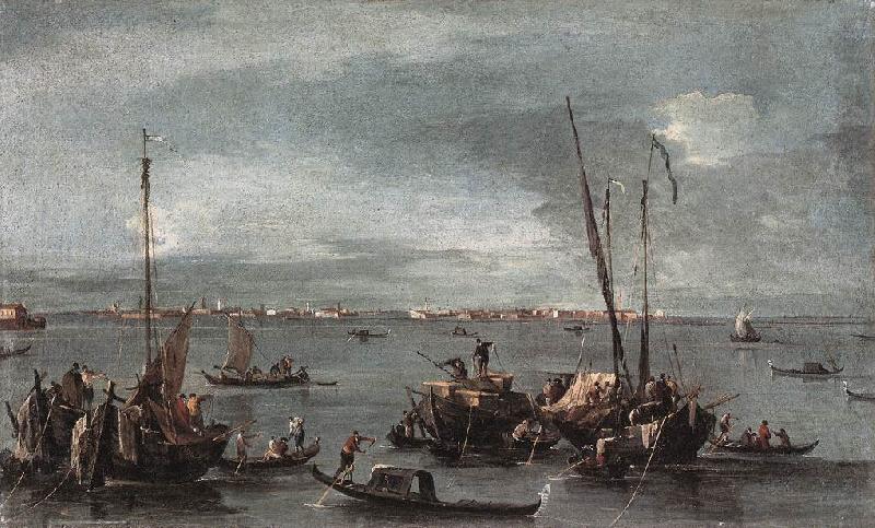 The Lagoon Looking toward Murano from the Fondamenta Nuove sdg, GUARDI, Francesco